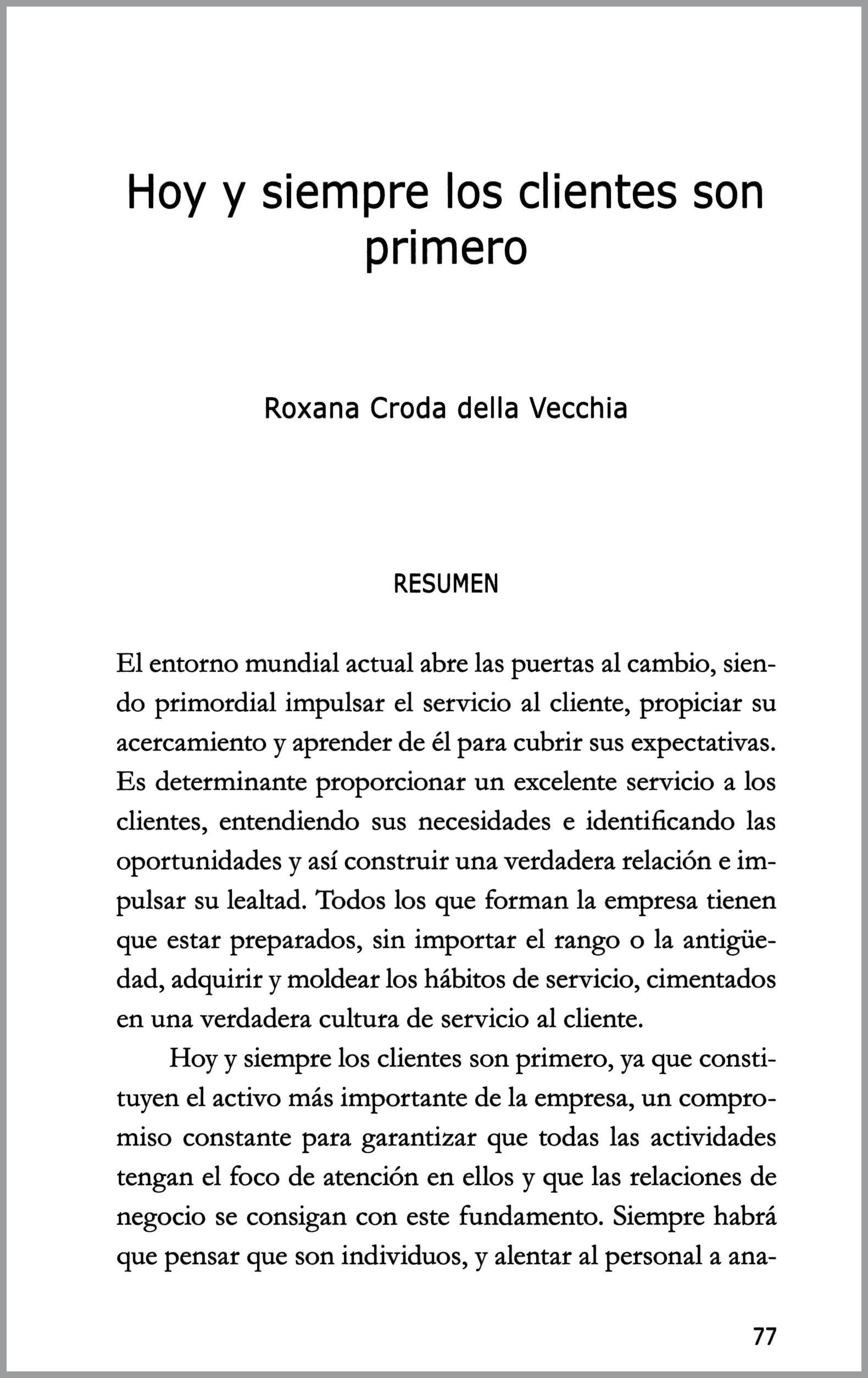 16_4 Hoy y siempre los clientes son primero