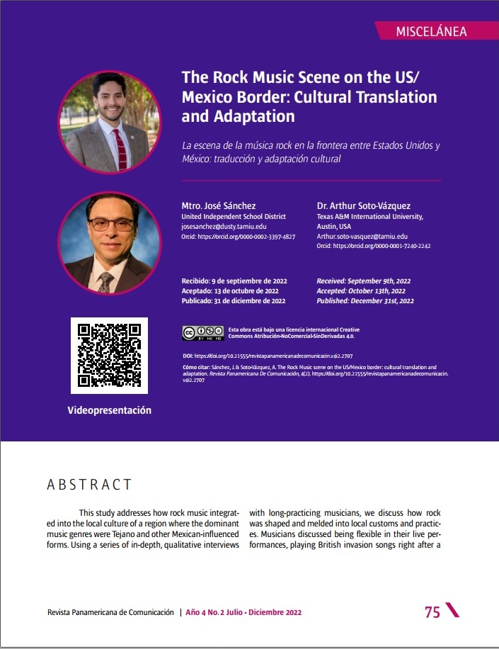 The Rock Music Scene on the USMexico Border Cultural Translation and Adaptation